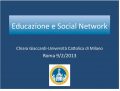 Icon of Educazione e Social Network